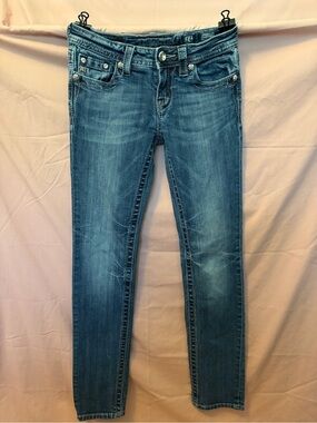 Miss Me Jeans Mid Blue Girls Skinny